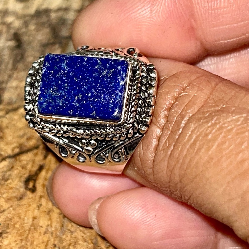Lapis Lazuli Ring Size 10 1/2
